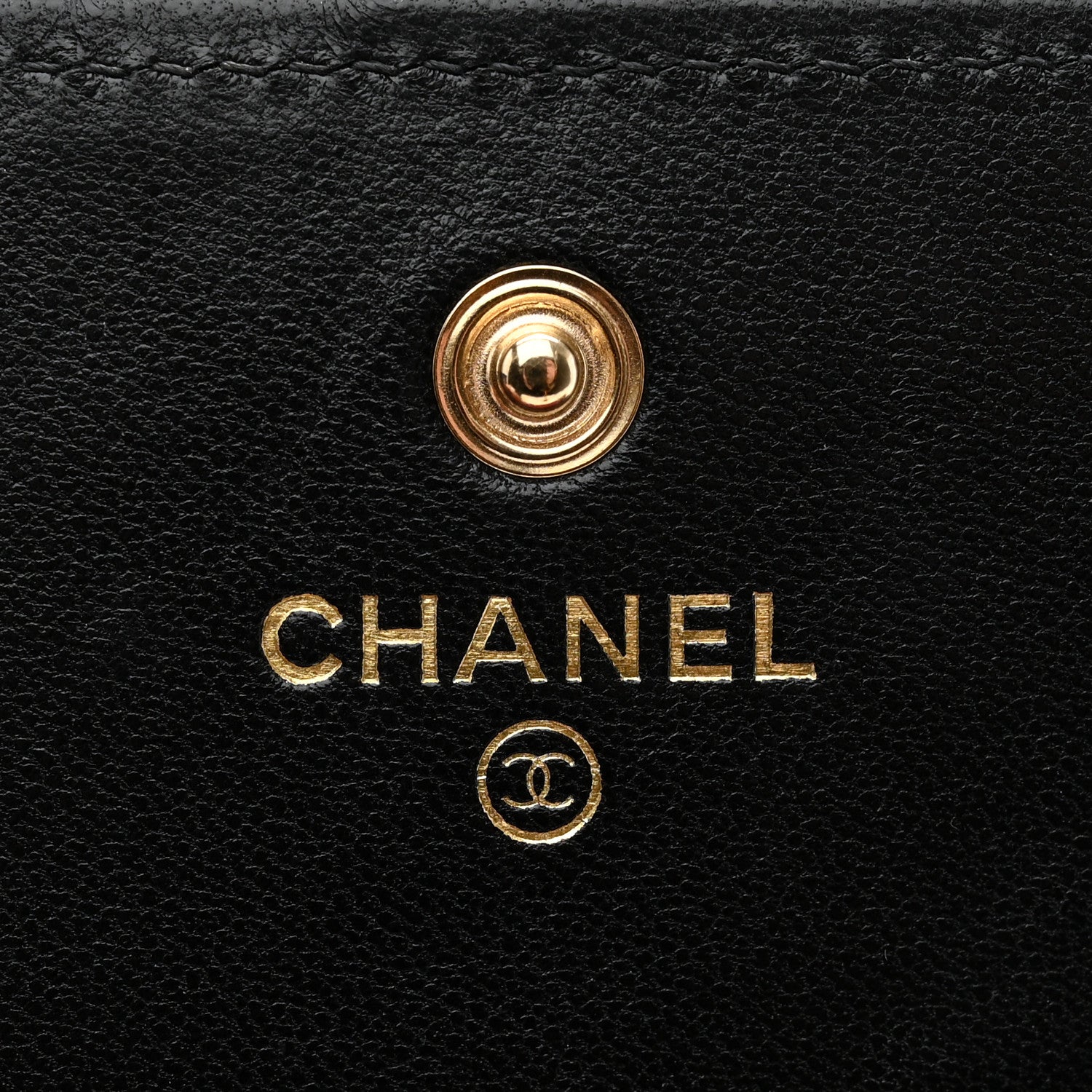 Chanel Lambskin Quilted Chanel 19 Flap Wallet Black 6 of 11