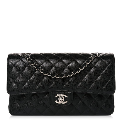 Chanel Caviar Quilted Medium Double Flap Black 1 of 10