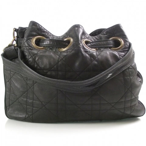 Leather Medium Cannage Bag
