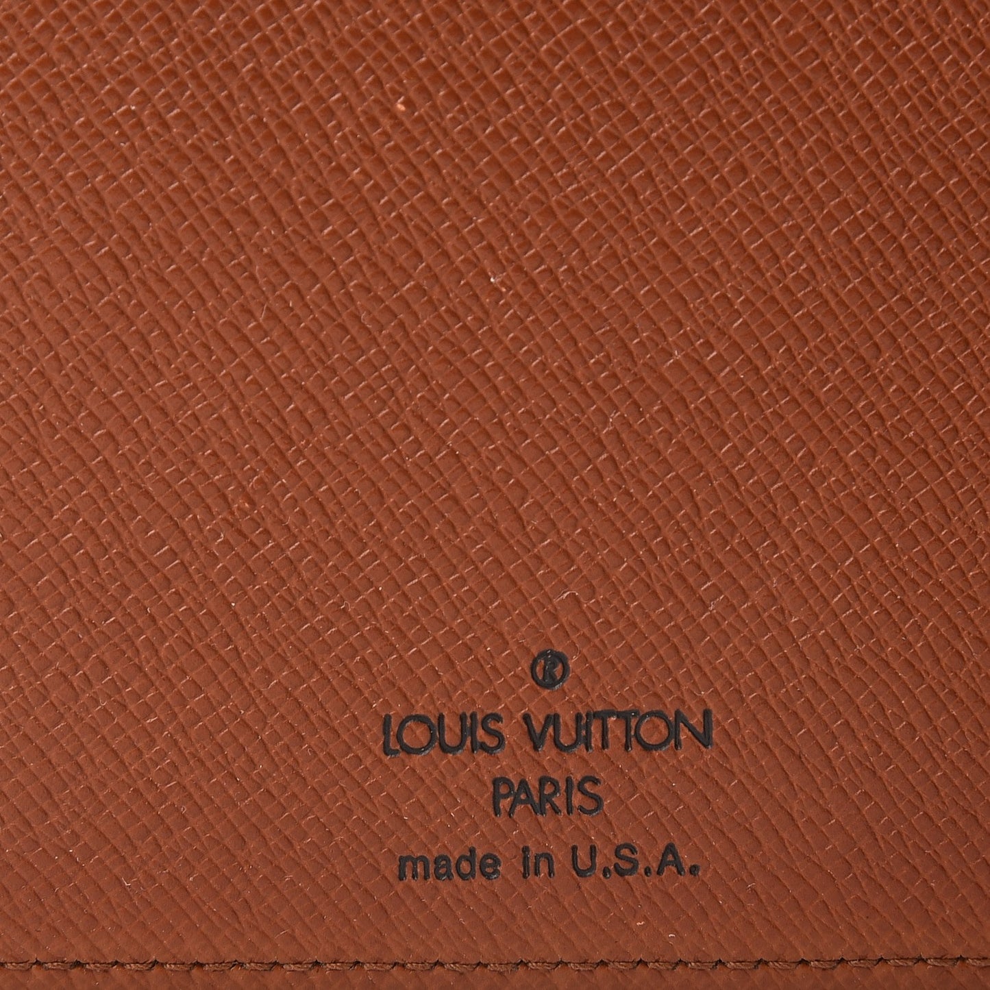 Monogram Desk Agenda Cover