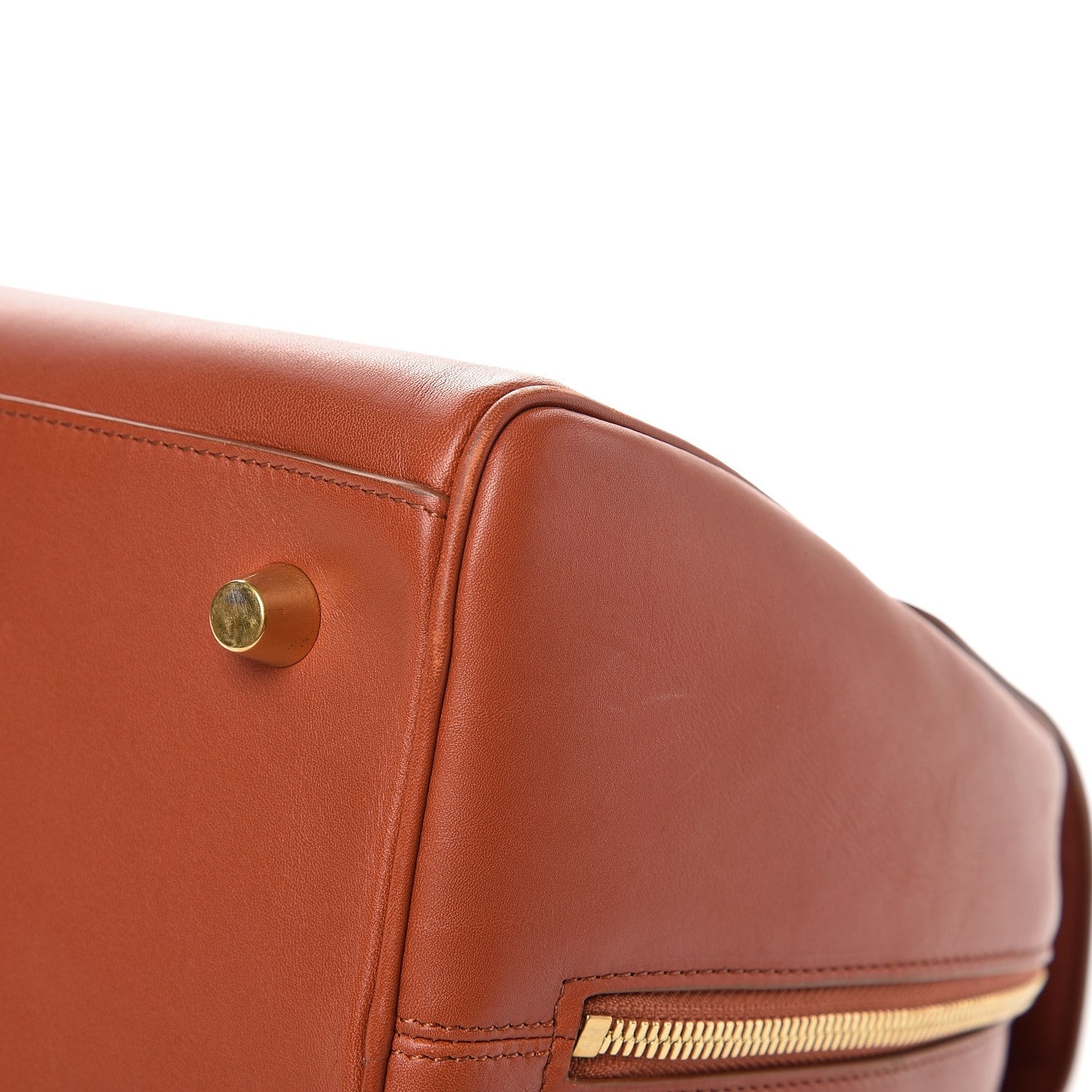 Celine Natural Calfskin Top Handle Bag Brick 14 of 16