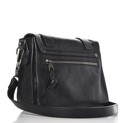 Proenza Schouler Lambskin PS1 Pouch Messenger Black 3 of 6