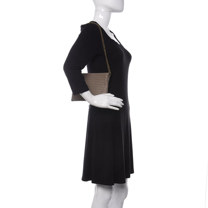 Bottega Veneta Nappa Intrecciato Crossbody Clutch Bag Limestone 2 of 10
