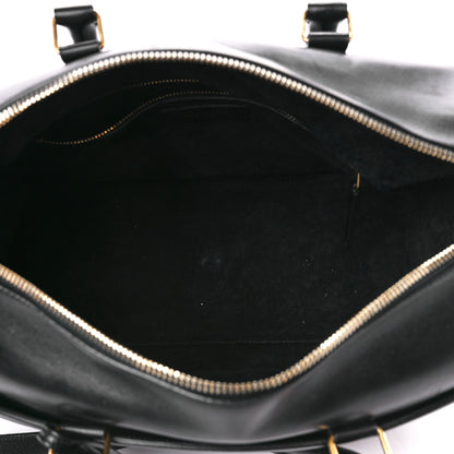 Saint Laurent Calfskin Classic Duffle 6 Black 5 of 13