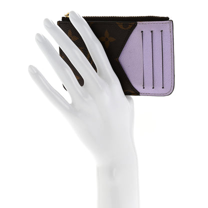 Louis Vuitton Monogram Zipped Romy Card Holder Bubble Tea 2 of 10
