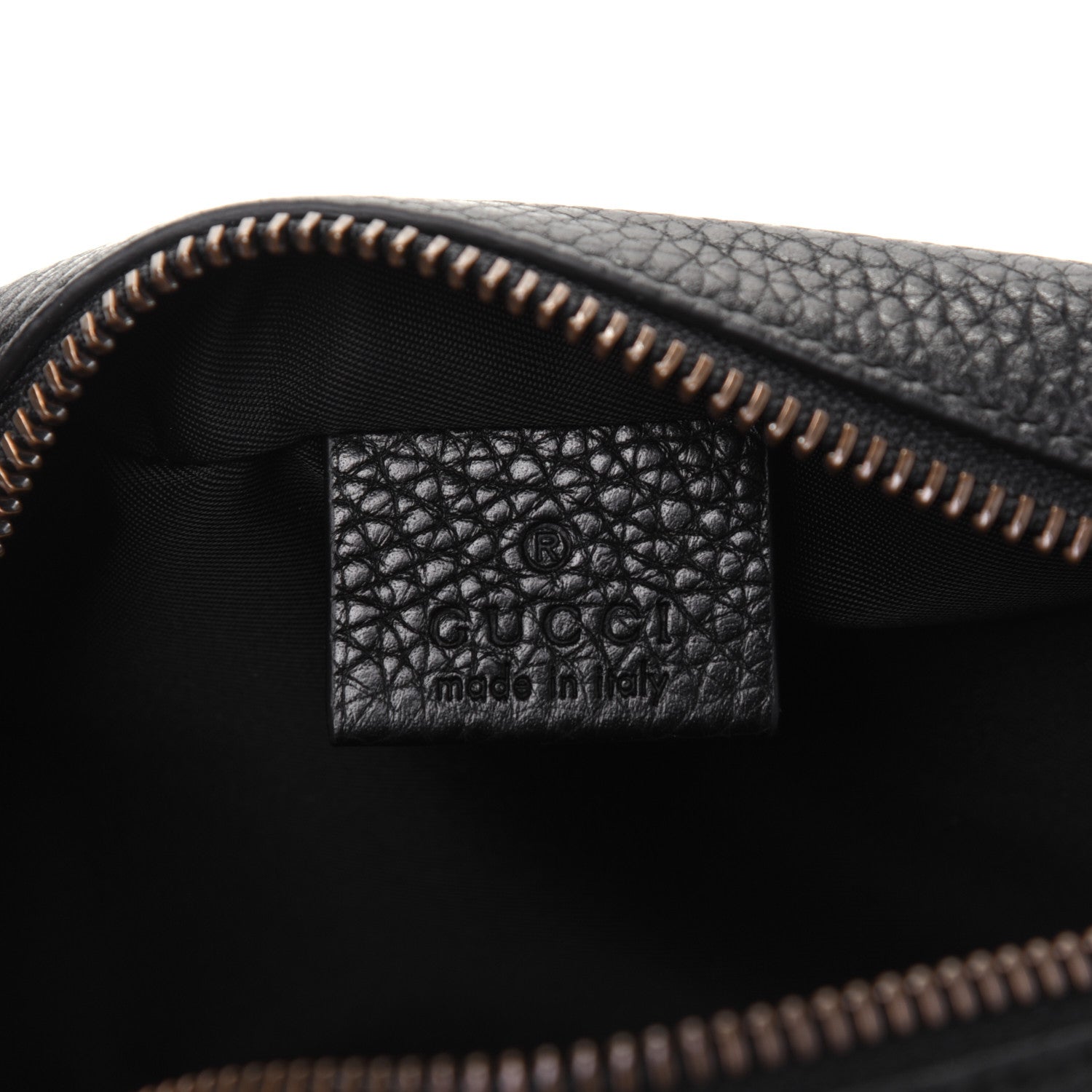 Gucci Pebbled Calfskin Mini Soho Disco Bag Black 8 of 11