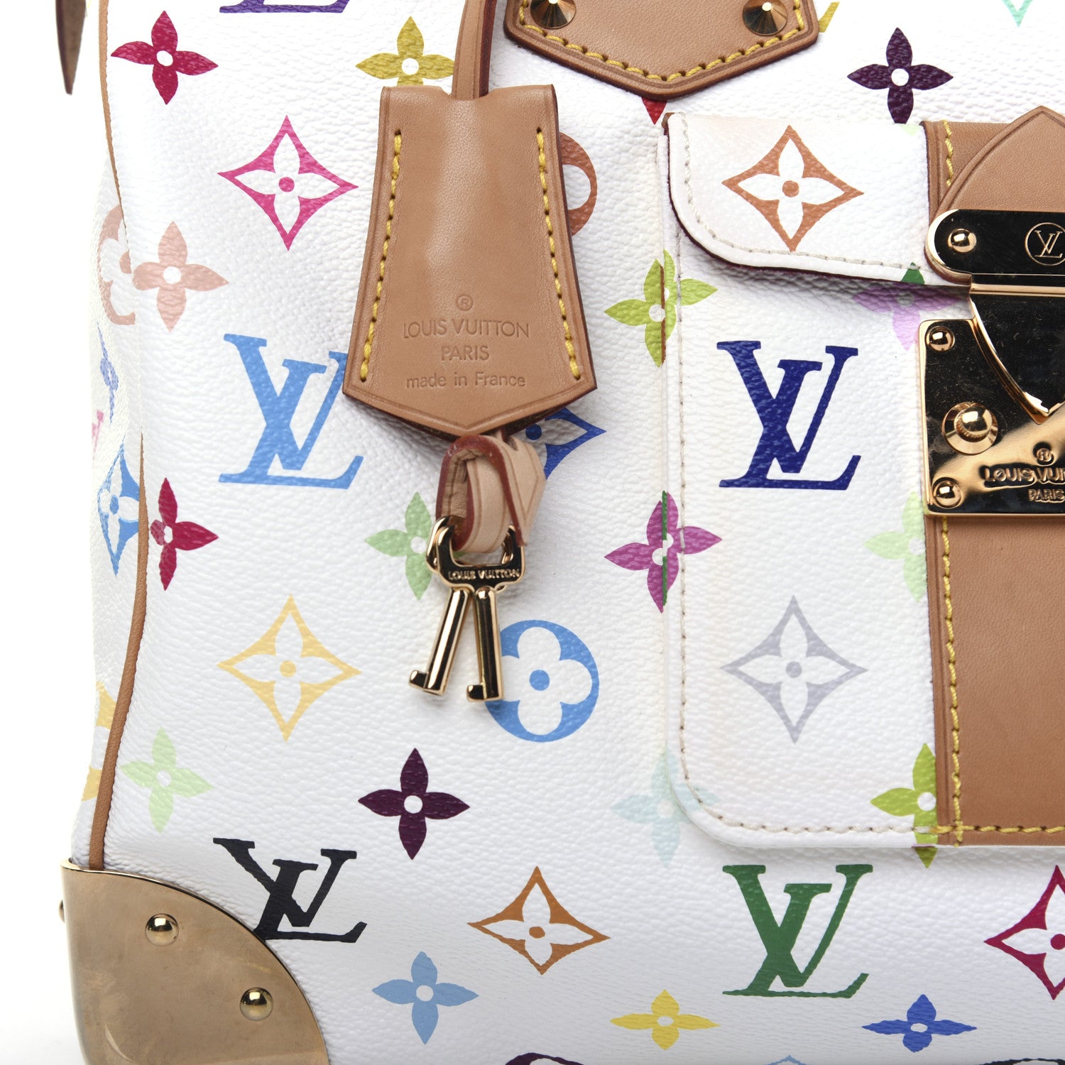 Louis Vuitton Monogram Multicolor Speedy 30 White 16 of 20