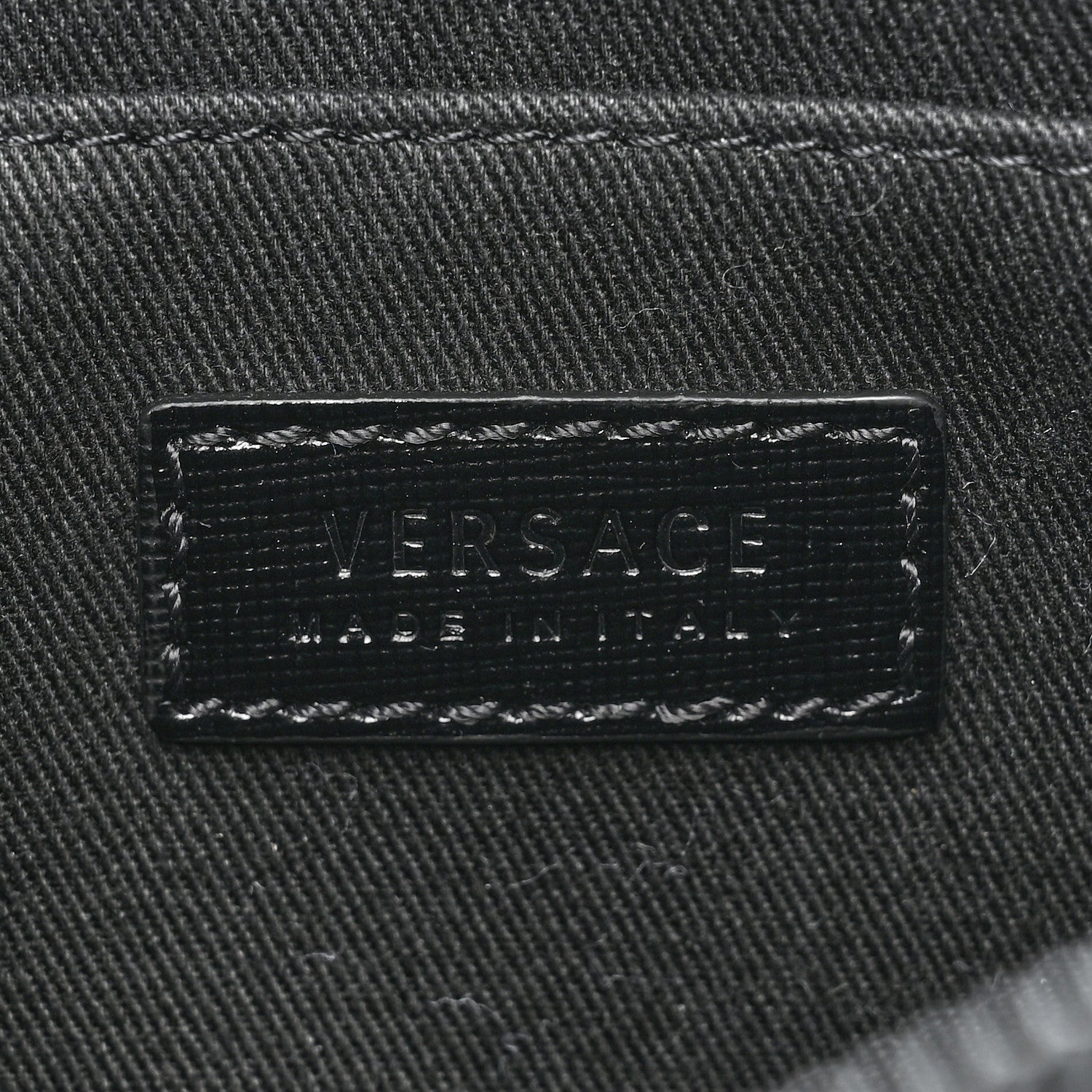 Versace Calfskin La Medusa Pouch Black 6 of 8
