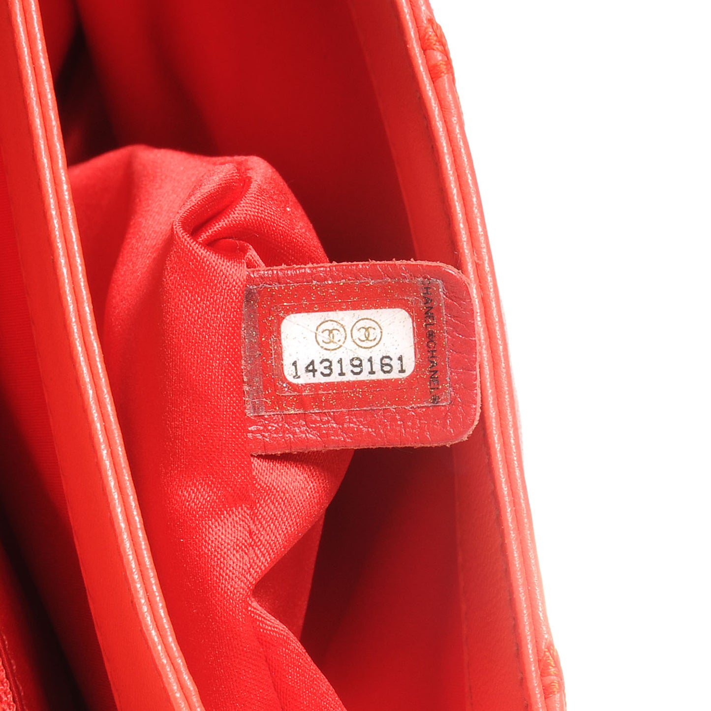 Calfskin Ultimate Stitch Flap Red