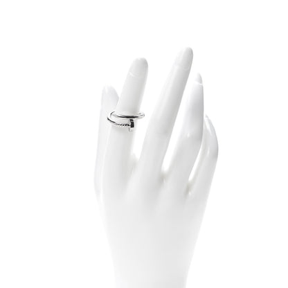 Cartier 18K White Gold Juste Un Clou Ring 55 7.25 2 of 6