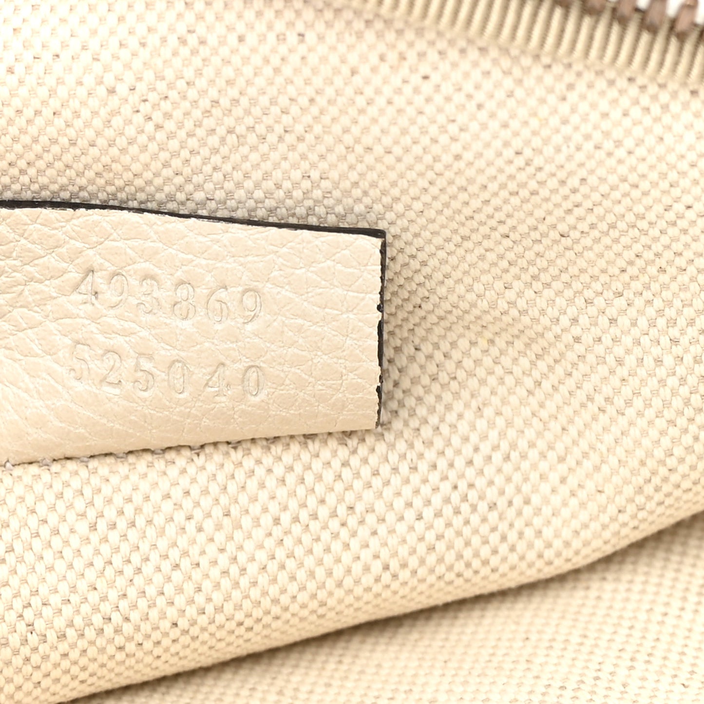 Grained Calfskin Logo Belt Bag White