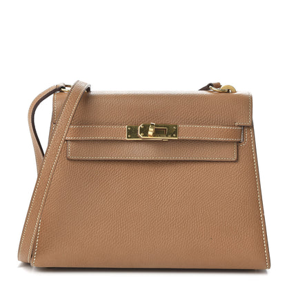 Hermes Courchevel Mini Kelly Sellier 20 Gold 1 of 9
