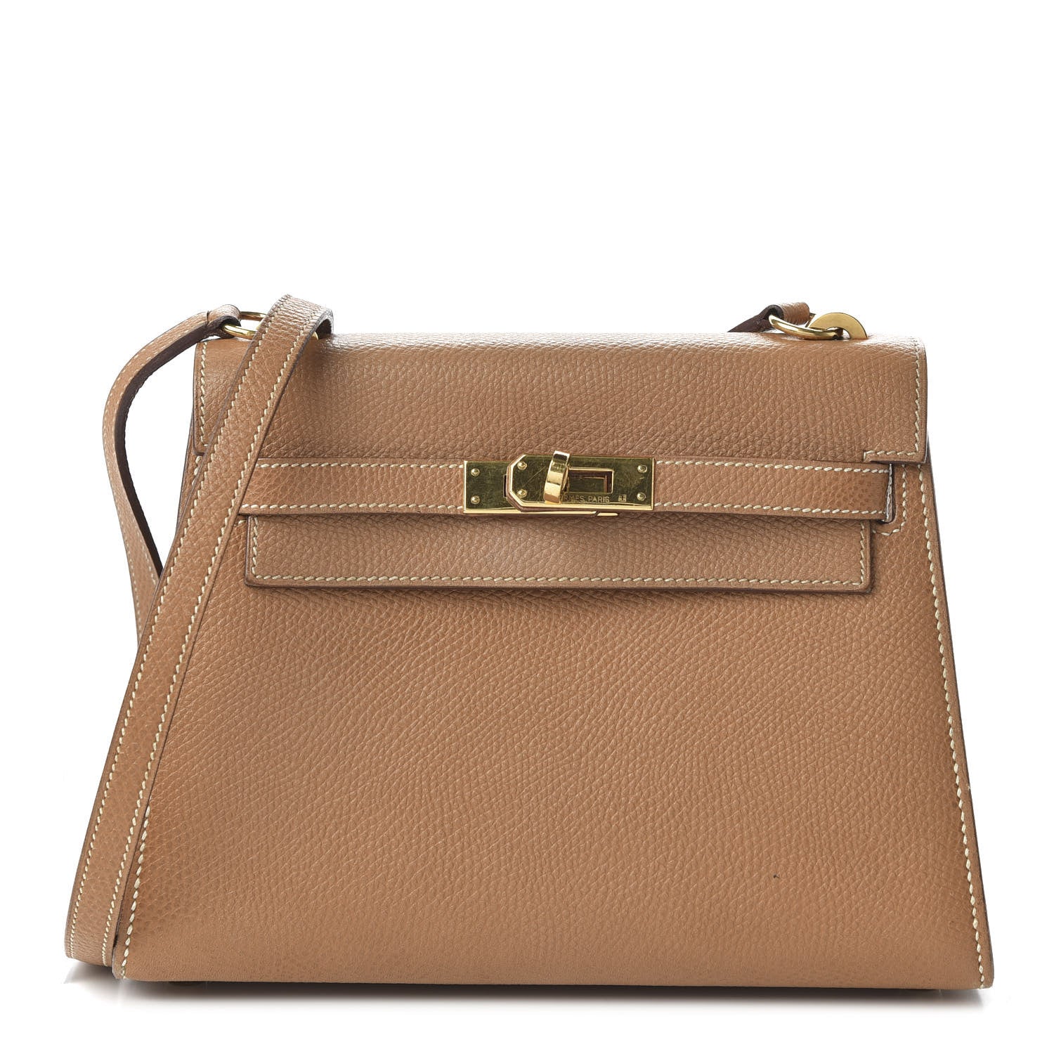 Hermes Courchevel Mini Kelly Sellier 20 Gold 1 of 9