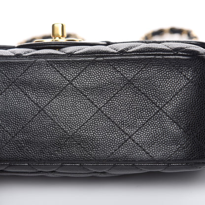 Chanel Caviar Quilted Mini Rectangular Flap Black 11 of 17
