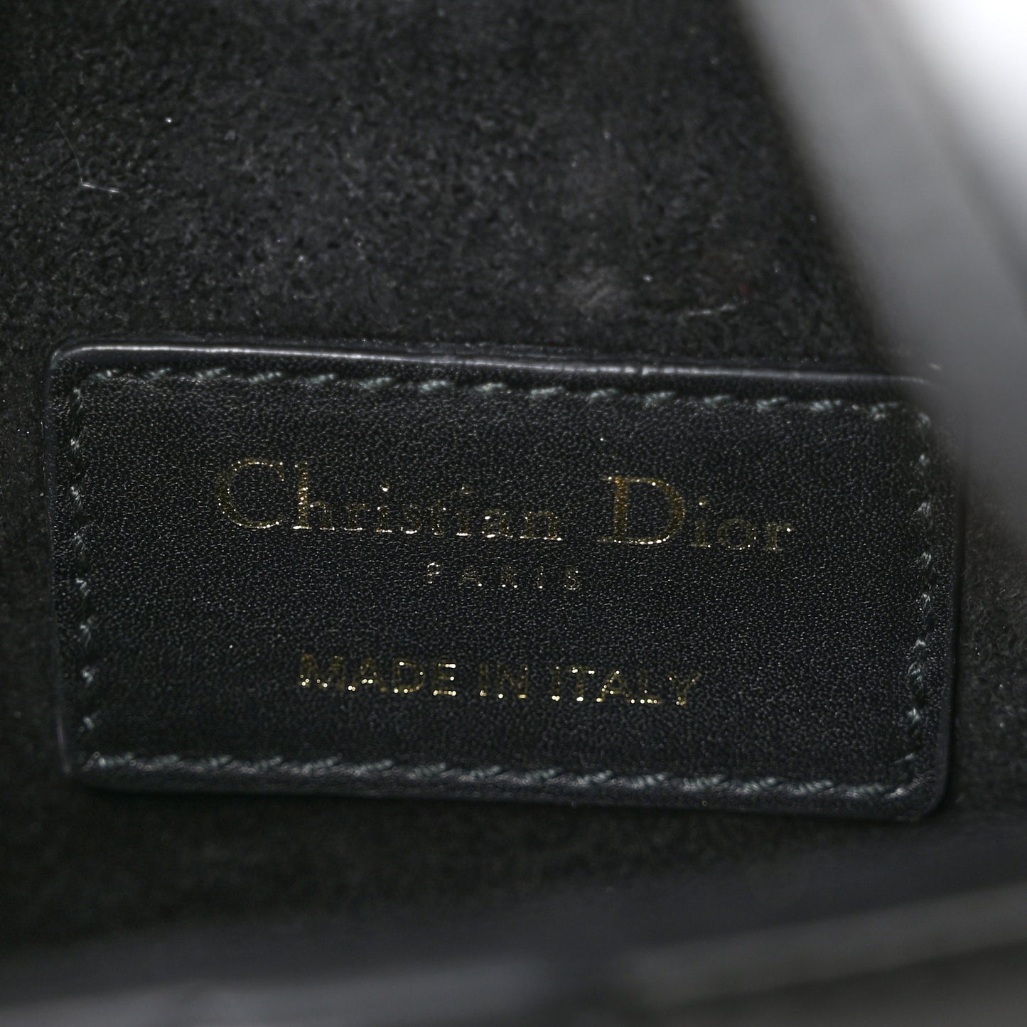 Calfskin Mini Saddle Bag Black