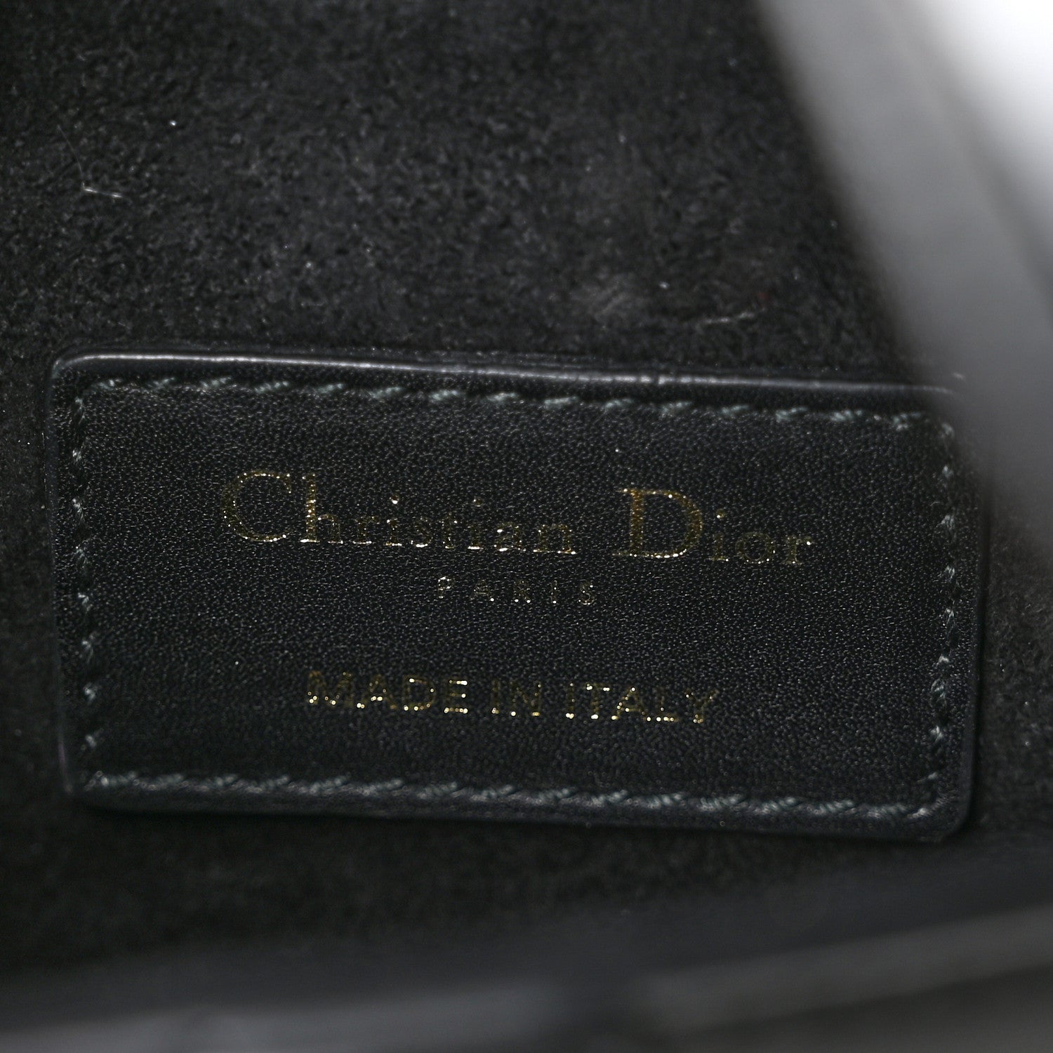 Christian Dior Calfskin Mini Saddle Bag Black 6 of 11