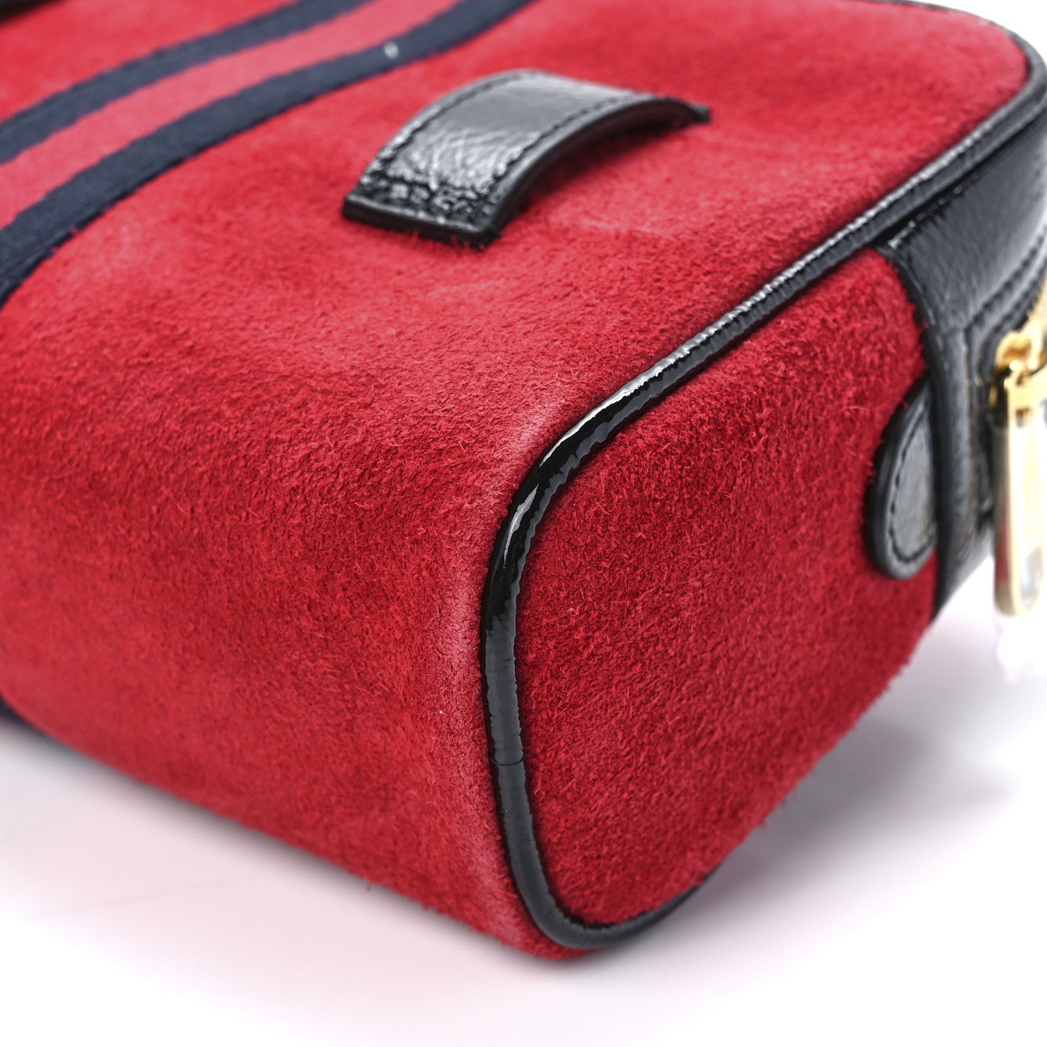 Gucci Suede Small Ophidia Belt Bag Hibiscus Red 11 of 11