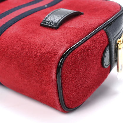 Gucci Suede Small Ophidia Belt Bag Hibiscus Red 11 of 11