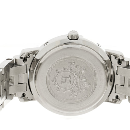 Hermes Stainless Steel 24mm Clipper Quartz Watch Orange 4 of 4