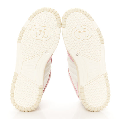 Gucci Calfskin Womens Re-Web Sneakers 39.5 White Pink 6 of 11