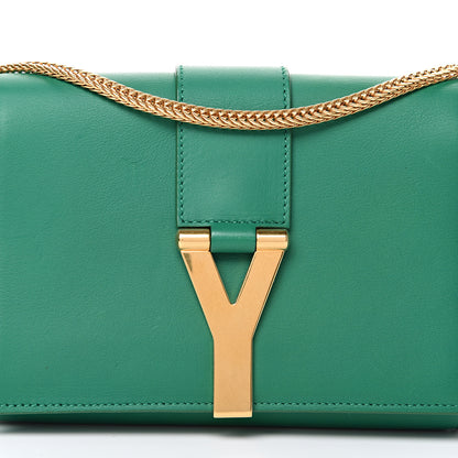 Saint Laurent Calfskin Small Classic Y Satchel Green 7 of 10