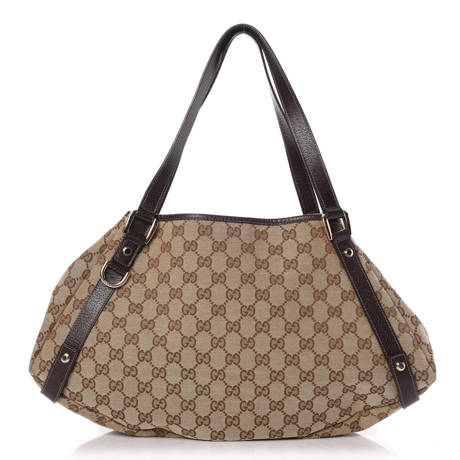 Gucci Monogram Medium Abbey Shoulder Bag Dark Brown 1 of 8