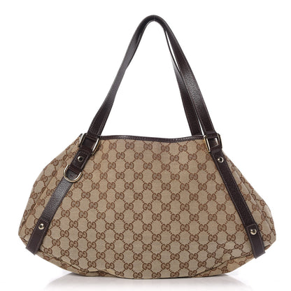 Gucci Monogram Medium Abbey Shoulder Bag Dark Brown 1 of 8