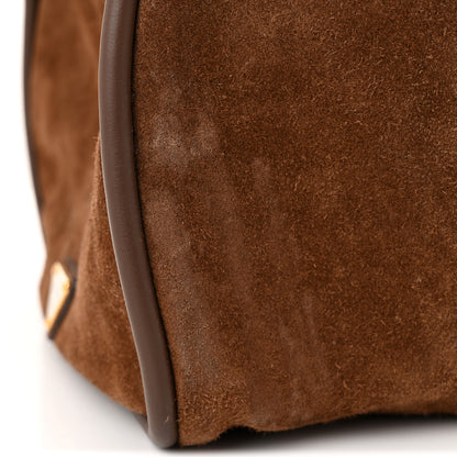 Prada Scamosciato Darling Shoulder Bag Cacao 11 of 13