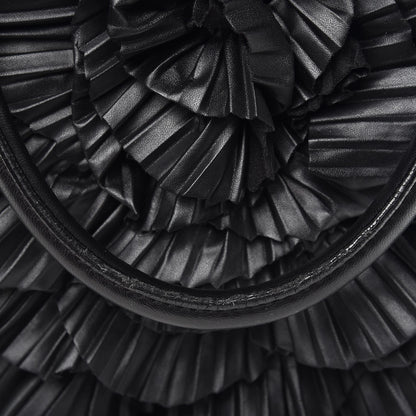 Valentino Garavani Nappa Pleated Petale Dome Tote Black 10 of 10
