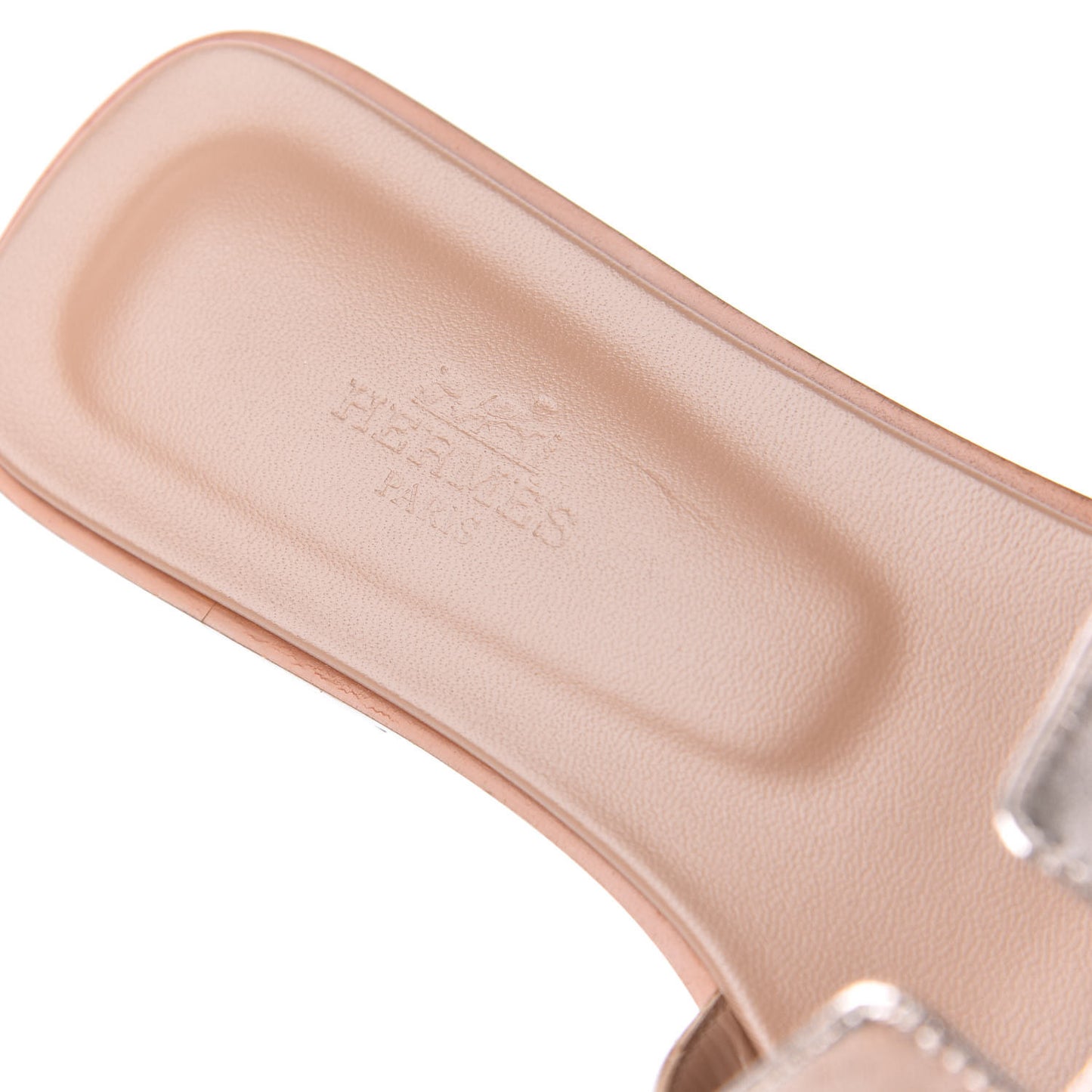 Metallic Nappa Oran Sandals 36.5 Rose Dore