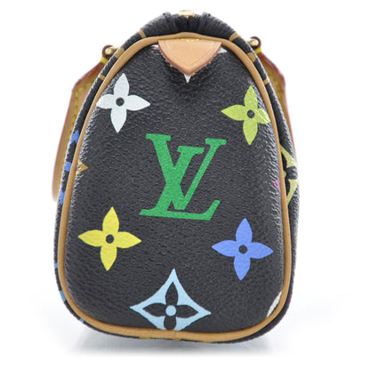 Louis Vuitton Monogram Multicolor Mini Sac HL Speedy Black 4 of 9