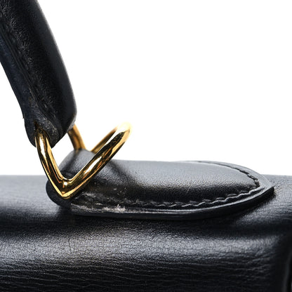 Hermes Box Kelly Retourne 28 Black 17 of 17