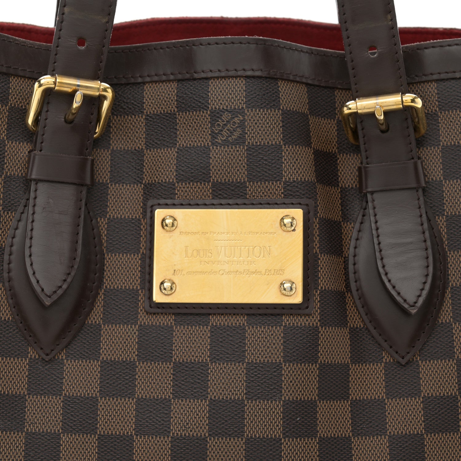 Louis Vuitton Damier Ebene Hampstead MM 8 of 16