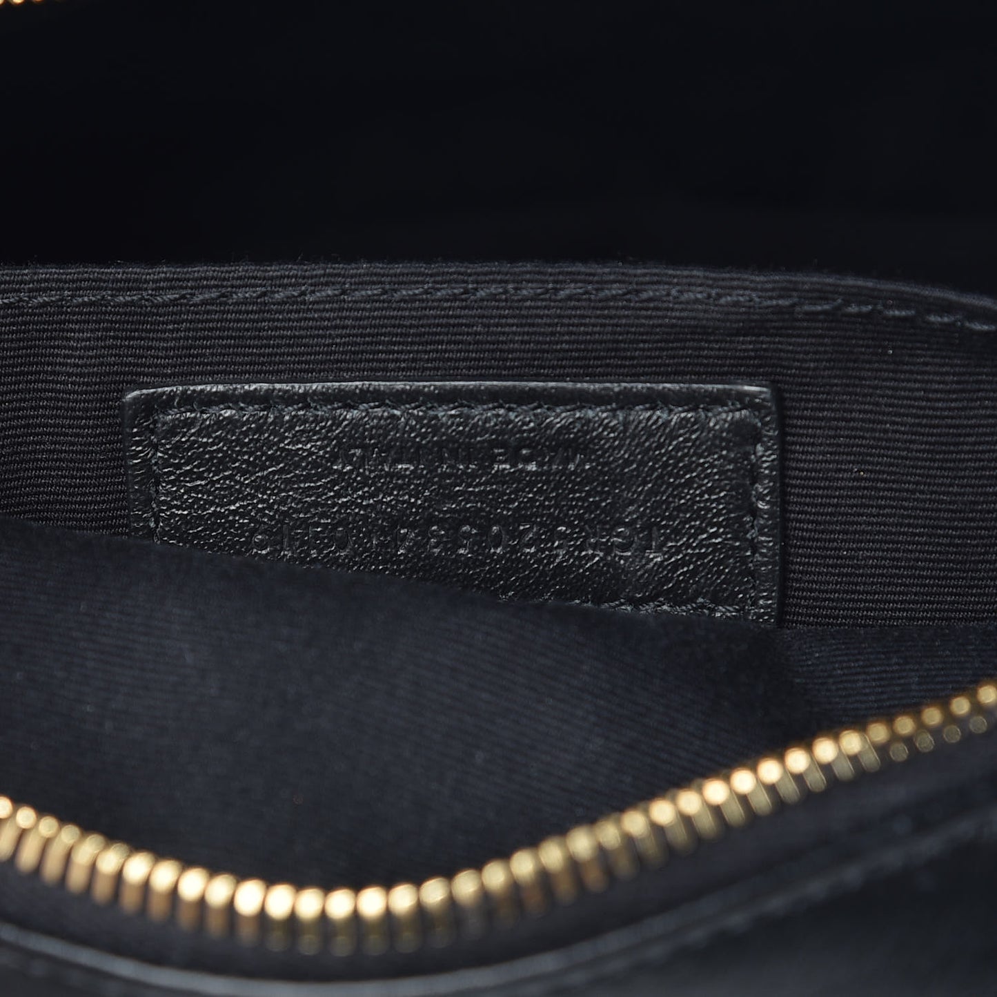 Calfskin Matelasse Monogram Lou Camera Bag Black