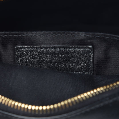 Saint Laurent Calfskin Matelasse Monogram Lou Camera Bag Black 7 of 10