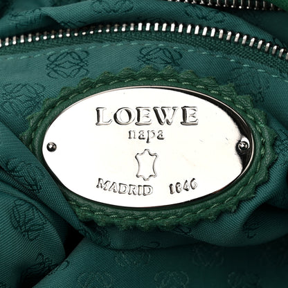 Loewe Calfskin Flamenco Shoulder Bag Green 6 of 11