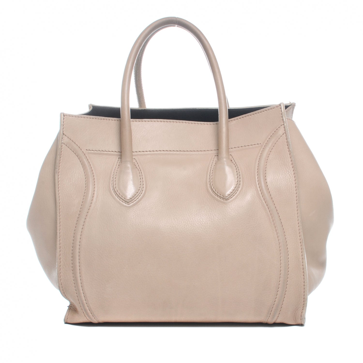 Celine Smooth Calfskin Medium Phantom Luggage Bag Taupe 3 of 8