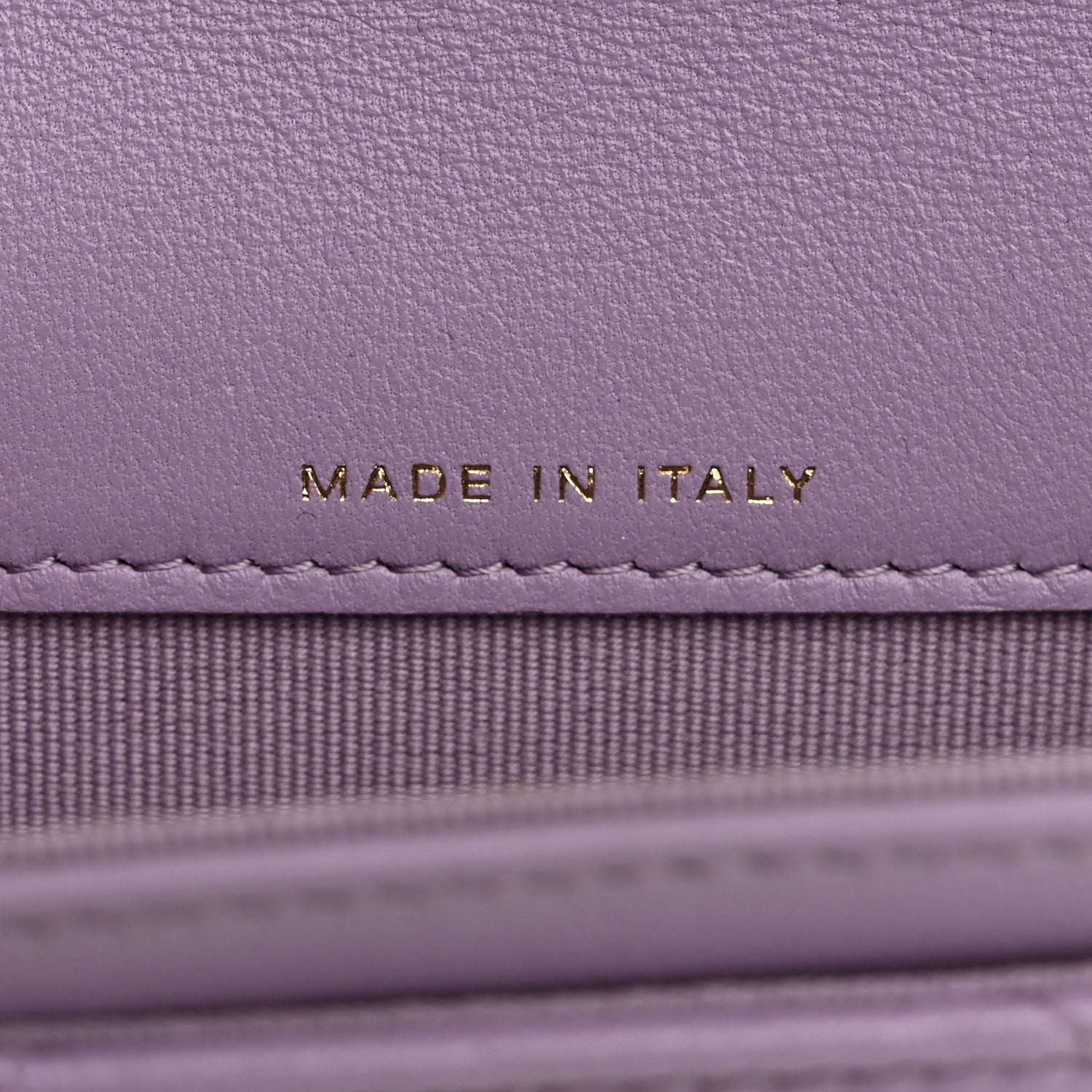 Chanel Lambskin Quilted Chanel 19 Flap Card Holder Light Purple 7 of 9