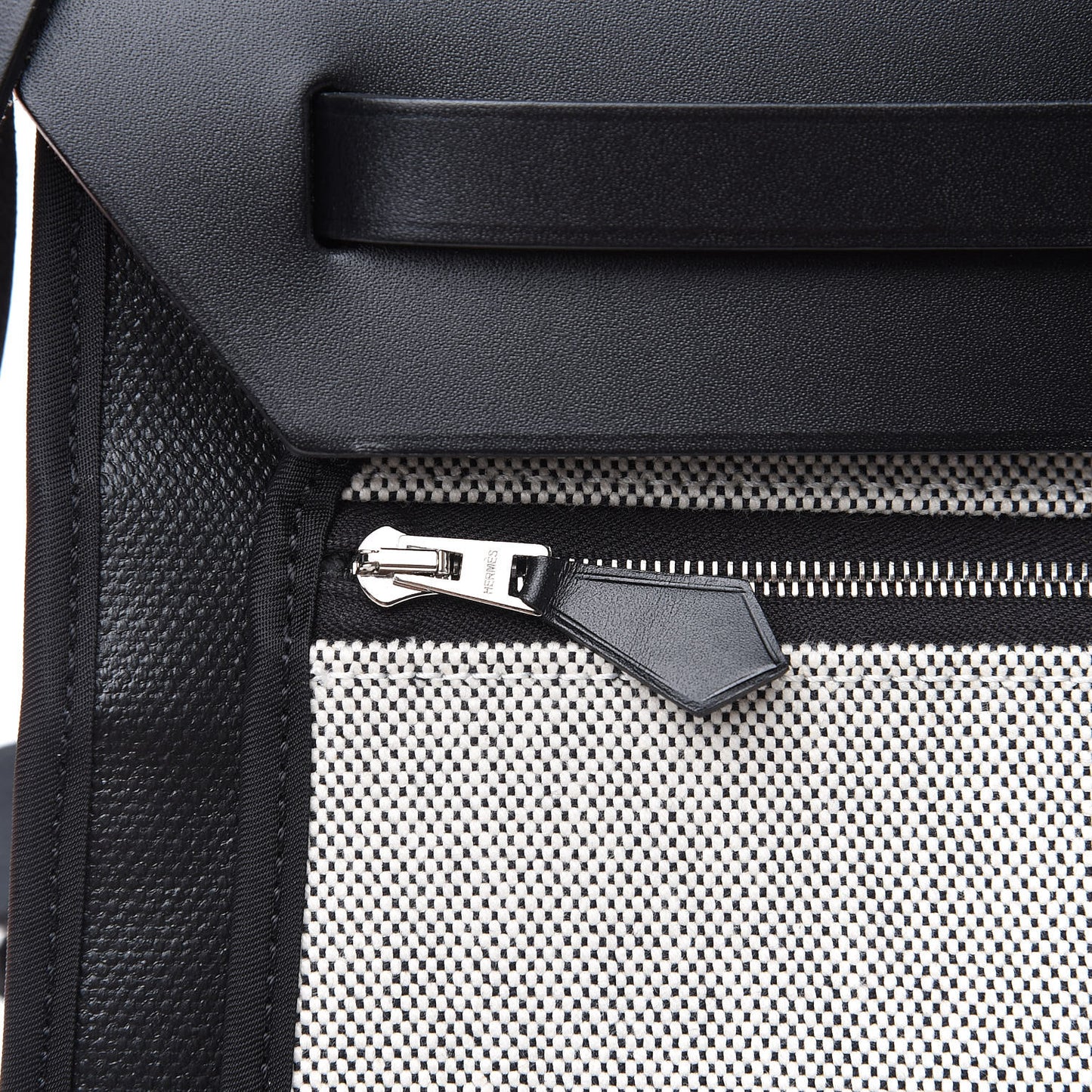 Toile H Berline Vache Hunter Herbag Zip 39 MM Black Ecru
