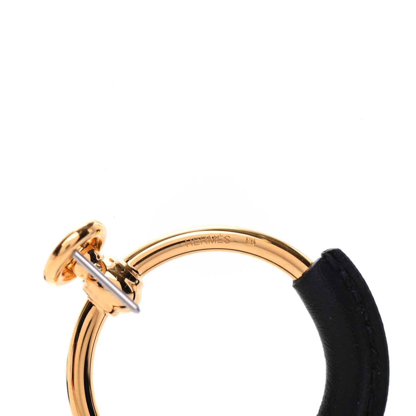 Swift Loop Earrings Gold Black