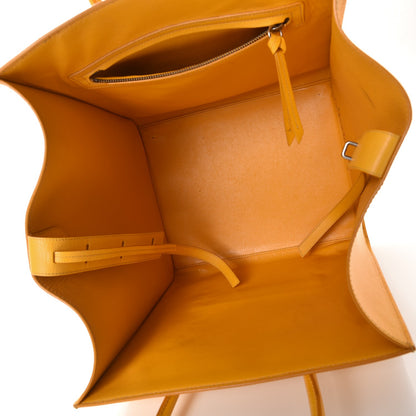 Celine Grained Calfskin Medium Phantom Luggage Saffron 5 of 29