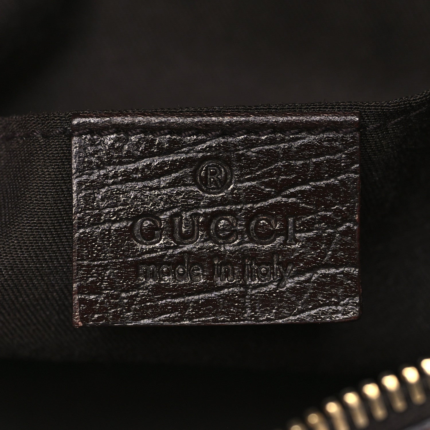 Gucci Monogram Web Pochette Dark Brown 6 of 10