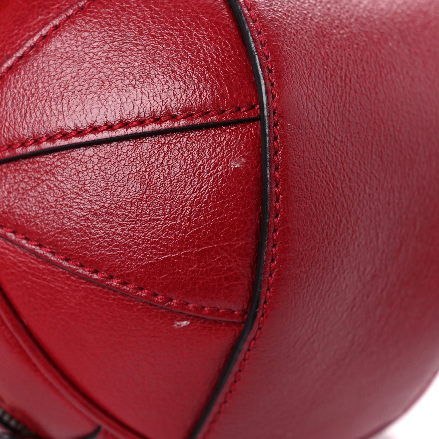 Piuma Lux Energy Mini Tifosa Basketball Shaped Shoulder Bag Romantic Cerise