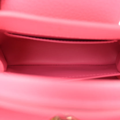 Louis Vuitton Taurillon Capucines Mini Fluo Pink 5 of 10