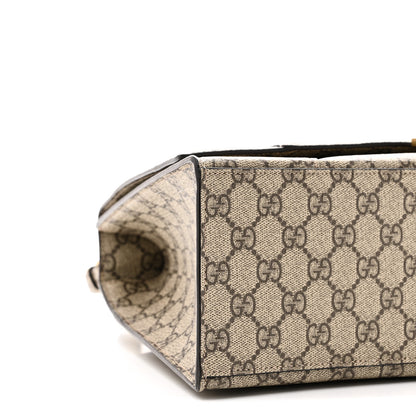 Balenciaga X GUCCI GG Supreme Monogram Medium Hourglass Top Handle Bag Beige Ebony 9 of 10