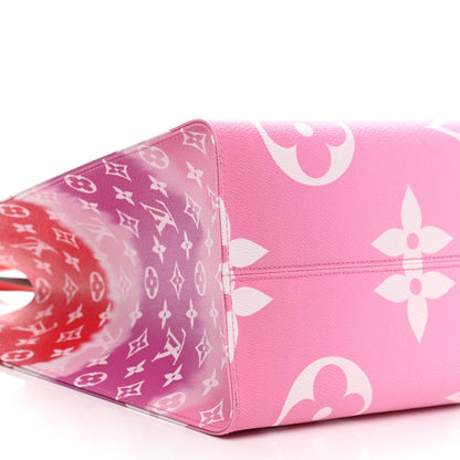 Louis Vuitton Monogram Escale Onthego GM Rouge 9 of 10