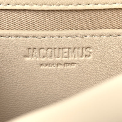 Jacquemus Smooth Calfskin La Petite Pochette Rond Carre Light Ivory 6 of 11