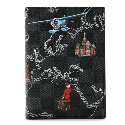 Louis Vuitton Damier Graphite Map Passport Cover 1 of 7