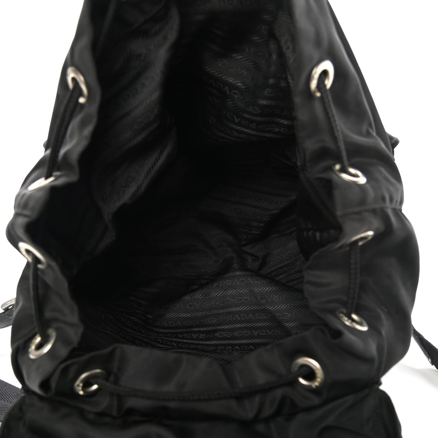 Prada Nylon Vela Medium Backpack Black 5 of 21