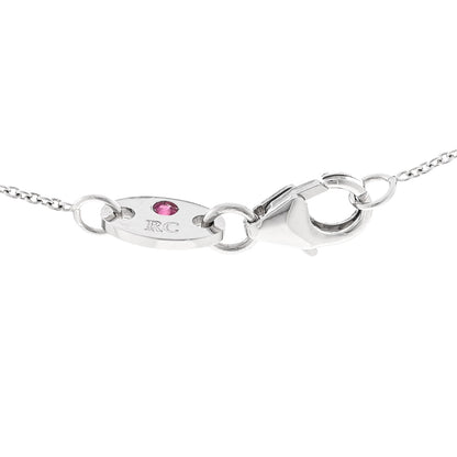Roberto Coin 18K White Gold Diamond Diamonds By The Inch 5 Station Y Necklace 4 of 4